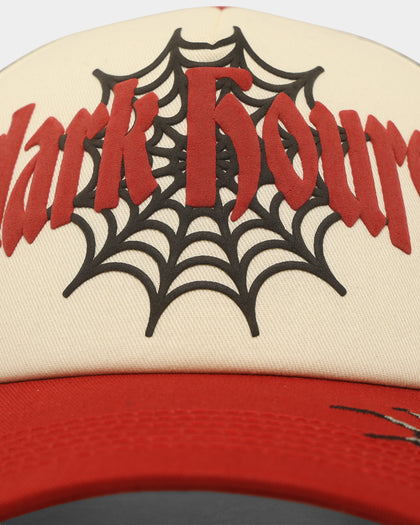 Loiter Dark Hours Trucker Snapback Red/Off White