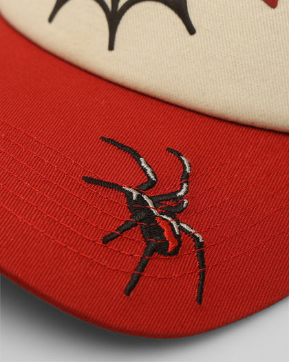 Loiter Dark Hours Trucker Snapback Red/Off White