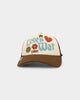 Loiter Love Is War Trucker Snapback Brown/Off White