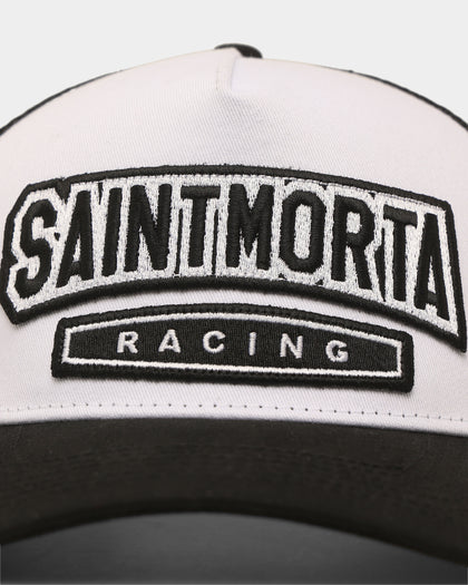 Saint Morta Pro Racing Trucker Cap Snapback Black/White