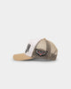 Saint Morta Pro Racing Trucker Cap Snapback Stone/White