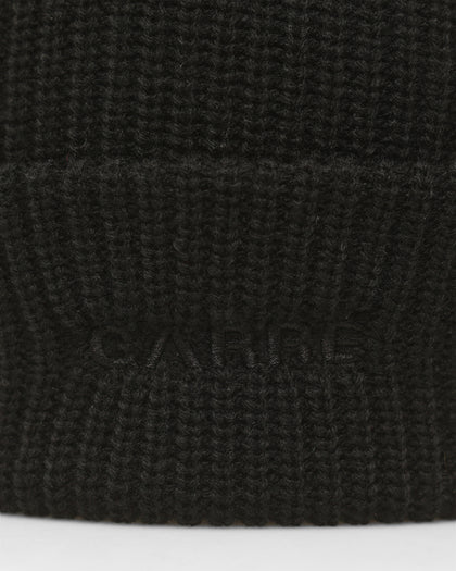 Carré Motion Knitted Beanie Black
