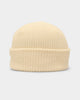 Carré Motion Knitted Beanie Off White