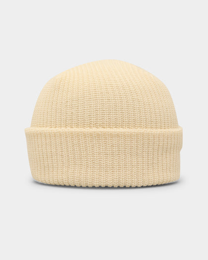 Carré Motion Knitted Beanie Off White
