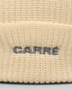 Carré Motion Knitted Beanie Off White