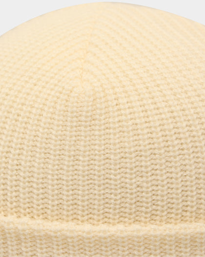 Carré Motion Knitted Beanie Off White