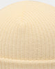 Carré Motion Knitted Beanie Off White