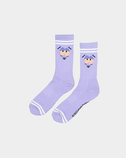 Goat Crew X South Park Towelie Socks 2 Pack Lilac