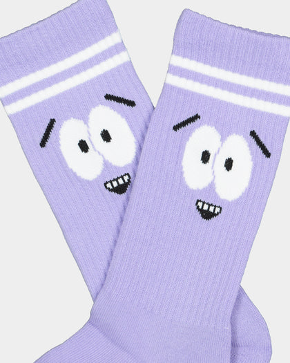 Goat Crew X South Park Towelie Socks 2 Pack Lilac