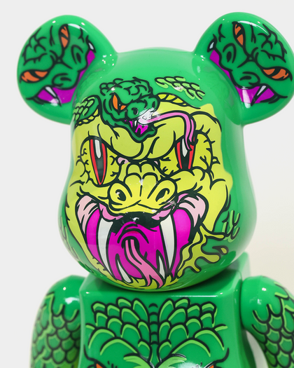 Medicom Be@Rbrick X Madballs Snake Bait Edition 400% & 100% Figure Set Multi-Coloured