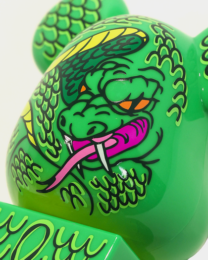 Medicom Be@Rbrick X Madballs Snake Bait Edition 400% & 100% Figure Set Multi-Coloured