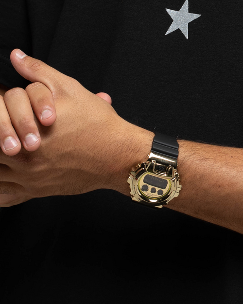 G Shock Metal Covered GM-6900 Black/Gold