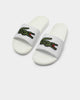 Lacoste Croco Slide 319 4 White/Green