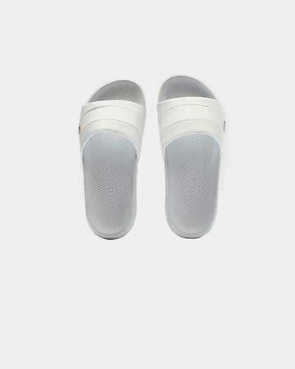 Lacoste Women's Croco Slide 120 3 White/White