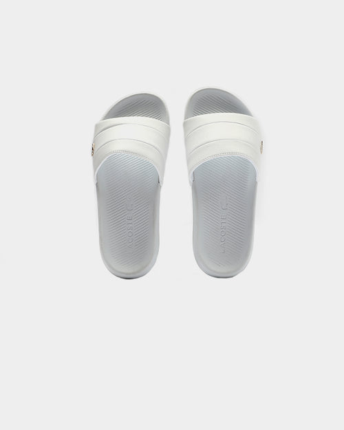 Lacoste Women's Croco Slide 120 3 White/White