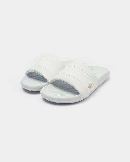 Lacoste Women's Croco Slide 120 3 White/White