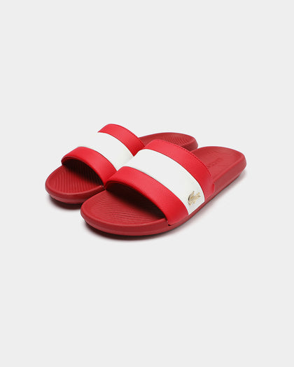 Lacoste Croco Slide 120 3 Red/White