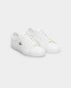Lacoste Lerond Leather and Synthetic Sneaker White/White