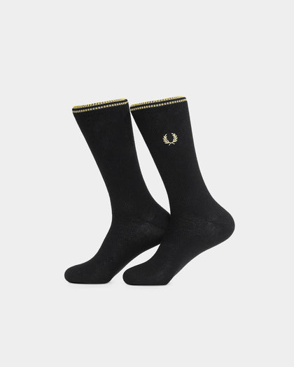Fred Perry Tipped Socks Black/Champagne