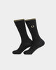 Fred Perry Tipped Socks Black/Champagne