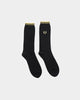 Fred Perry Tipped Socks Black/Champagne