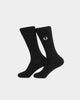 Fred Perry Branded Socks Black