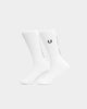 Fred Perry Branded Socks Snow White