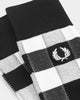 Fred Perry Tonal Check Socks Black