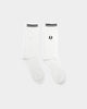 Fred Perry Tipped Socks Snow White