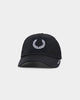 Fred Perry Laurel Wreath Branded Cap Black
