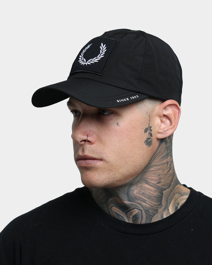 Fred Perry Laurel Wreath Branded Cap Black