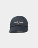 Fred Perry Branded Twill Strapback Black