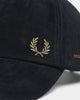 Fred Perry Microfibre Strapback Black