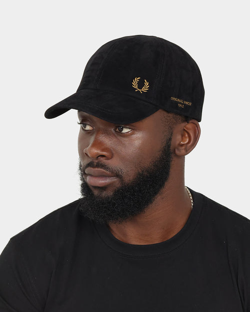Fred Perry Microfibre Strapback Black