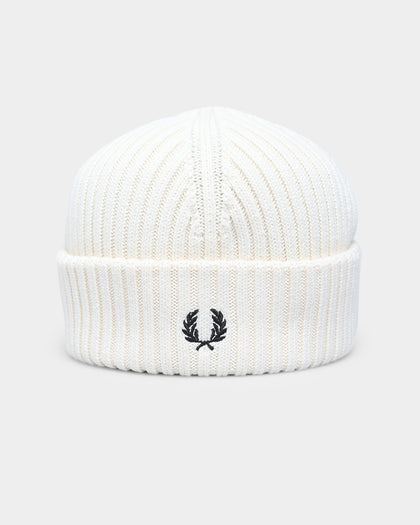 Tommy Jeans Short Ribbed Beanie Ecru