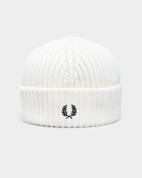 Tommy Jeans Short Ribbed Beanie Ecru