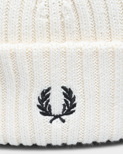 Tommy Jeans Short Ribbed Beanie Ecru