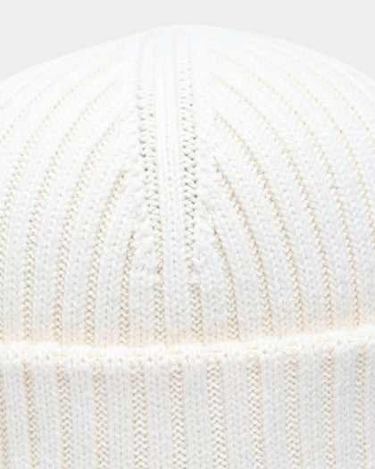 Tommy Jeans Short Ribbed Beanie Ecru