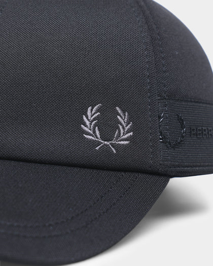 Fred Perry Tonal Tape Tricot Strapback Black