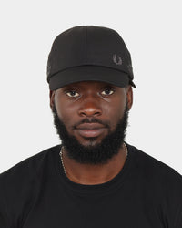 Fred Perry Tonal Tape Tricot Strapback Black