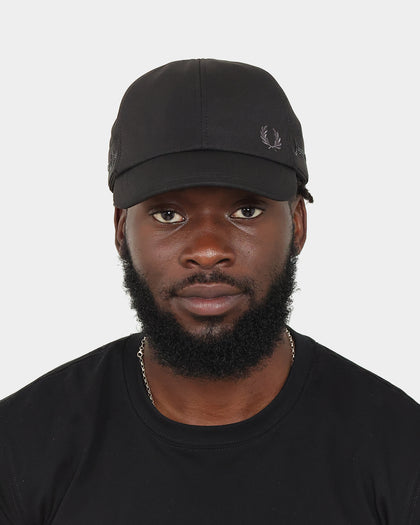 Fred Perry Tonal Tape Tricot Strapback Black
