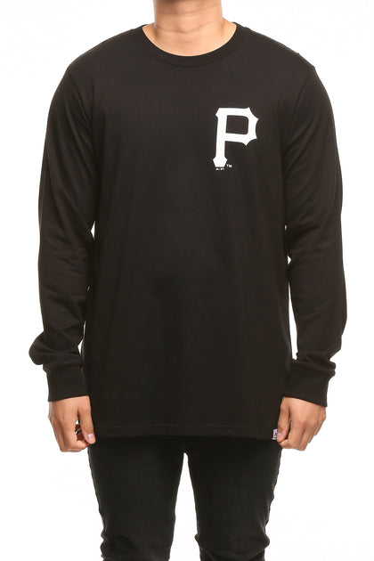 Majestic Athletic Pittsburgh Pirates Vigar LS Tee Black/White