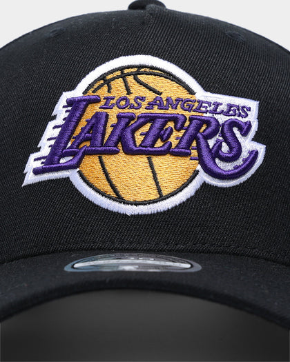 Mitchell & Ness Los Angeles Lakers 110 Pinch Snapback Black