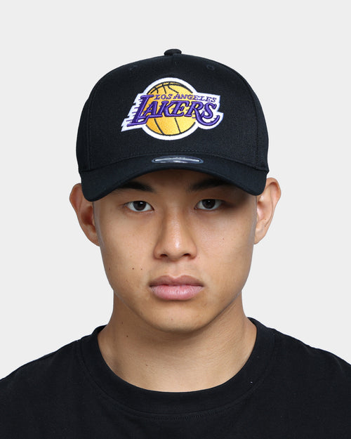 Mitchell & Ness Los Angeles Lakers 110 Pinch Snapback Black