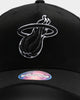 Mitchell & Ness Miami Heat 110 Pinch Snapback Black/White