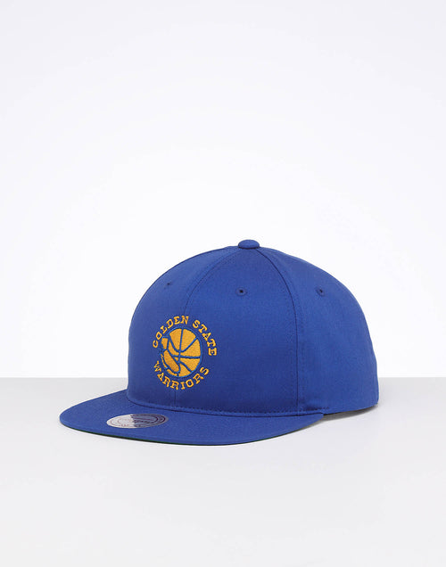 Mitchell & Ness Golden State Warriors Team Logo Deadstock Snapback Royal