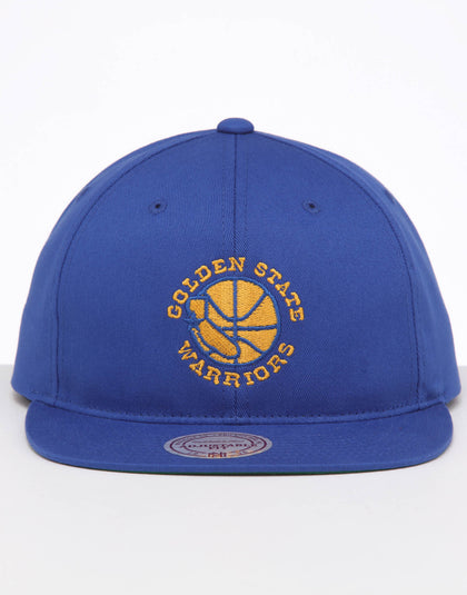 Mitchell & Ness Golden State Warriors Team Logo Deadstock Snapback Royal