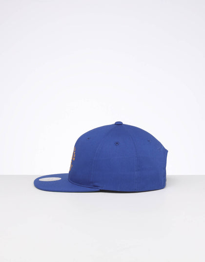 Mitchell & Ness Golden State Warriors Team Logo Deadstock Snapback Royal