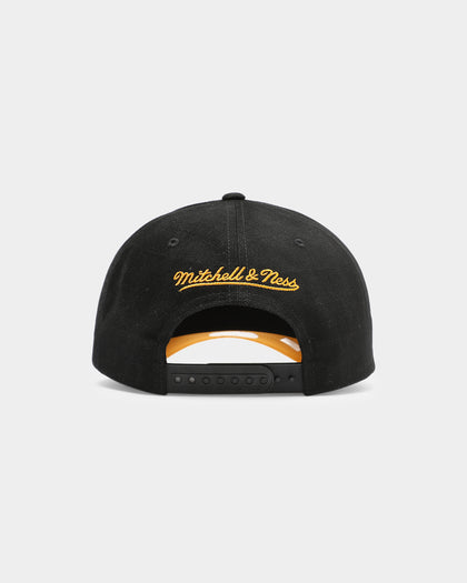 Mitchell & Ness Los Angeles Lakers Hardwood Classics Pro Crown Snapback Black