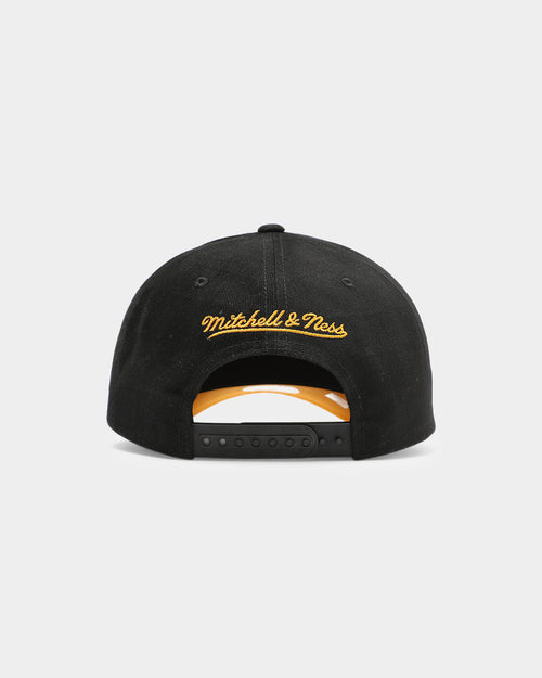 Mitchell & Ness Los Angeles Lakers Hardwood Classics Pro Crown Snapback Black